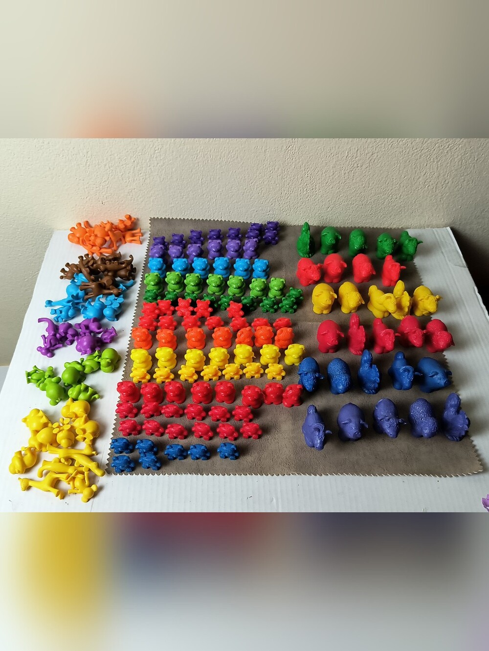 Colorful Assorted Kids Toy Animal Counters - Multicolor Home School